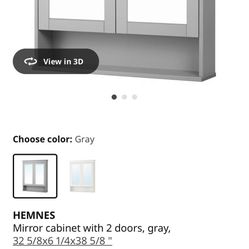 Hemnes IKEA Bathroom Cabinet 