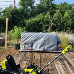 Ryobi 40V backpack blower, walk-behind edger (Tools Only)