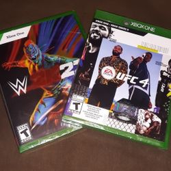 Xbox One Sport Bundle - UFC 4 / WWE 2K22 