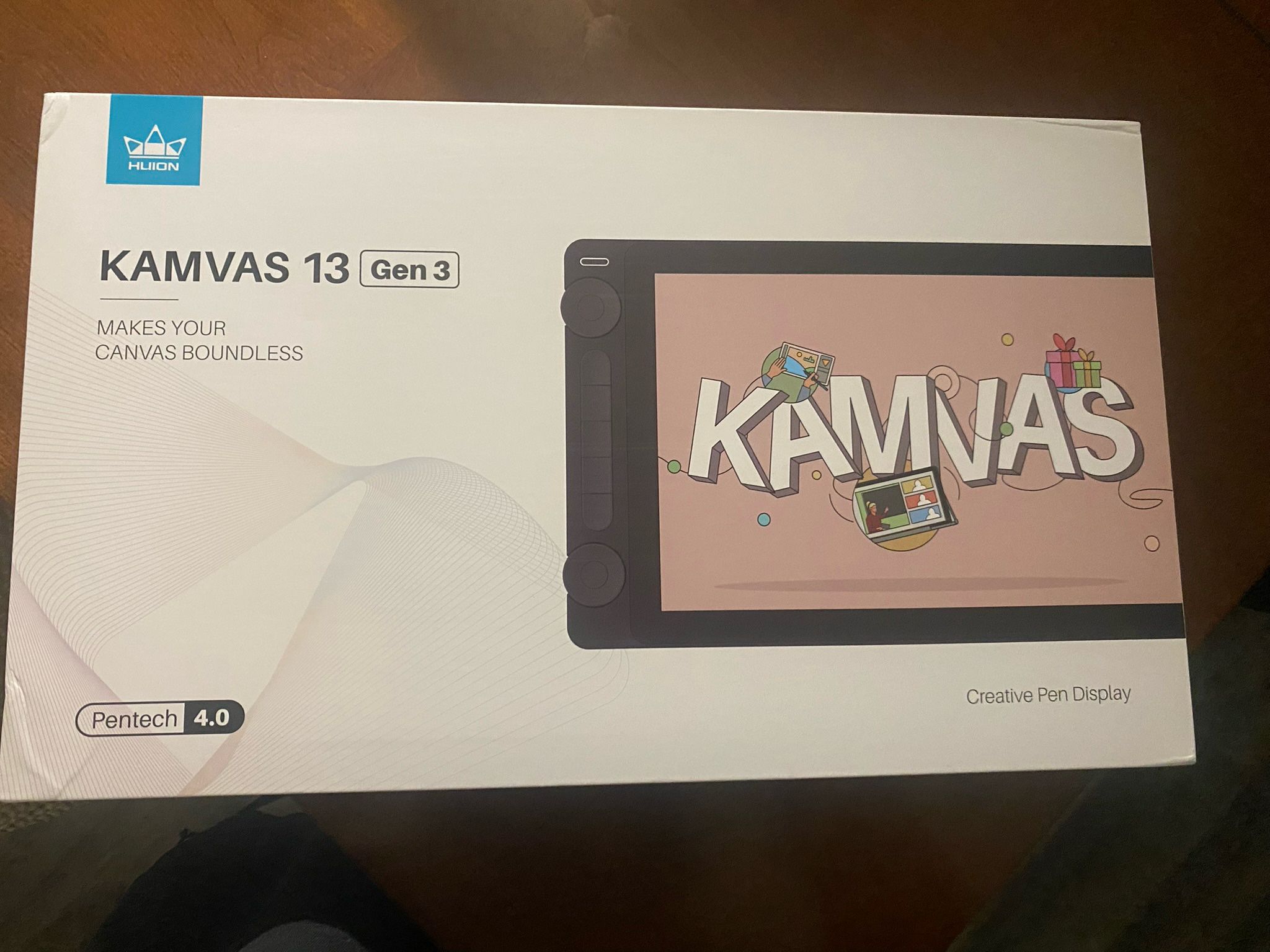Huion Kamvas 13 Gen 3 Drawing Tablet with PenTech 4.0