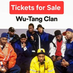 Wu Tang Tickets 