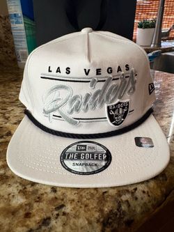 Las Vegas Raiders New Era ‘The Golfer’ White Rope Snapback