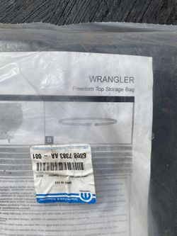 Jeep Wrangler Freedom Top Cover.