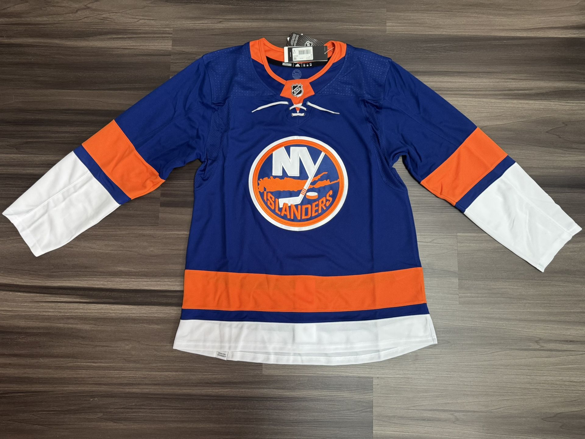Adidas New York Islander NHL Home Blue Premier Jersey Size 52 Large MSRP $180