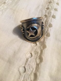 Moon And Star Ring