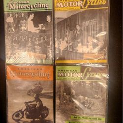 X4 1950s American Motorcycle Magazines 