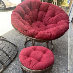Papasan footrest outlet