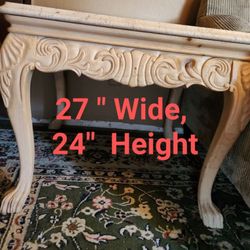 Marble End Table