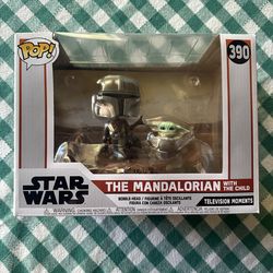 The Mandalorian with the Child Funko Pop #390