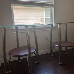 Glass End tables 