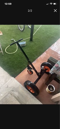 Trailer Dolly with Orange Wheels