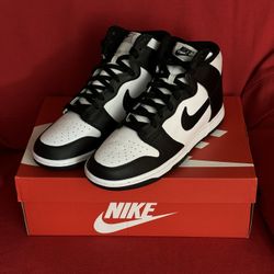 Nike Dunk High Retro Black White Size 8.5