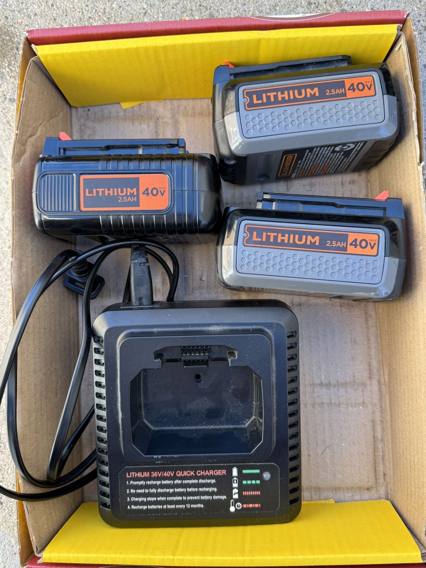 Black & Decker Batteries