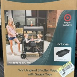 New In Box - WONDERFOLD W2 Original Stroller with Snack Tray