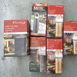 Outdoor lights and power supply new in box