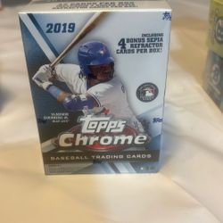 2019 Topps Chrome Baseball 8ct Blaster Box Tatis Guerrero Jr Pete Alonso RC