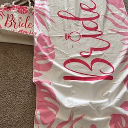 Bride Bag And Towel 