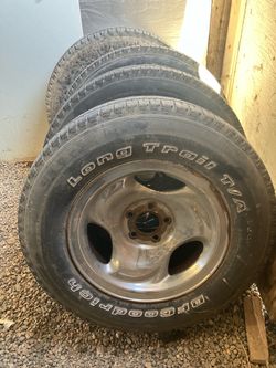 4 Ford tires on rims for F150 pick up