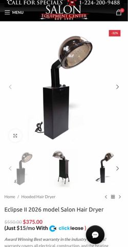 Salon hair dryer