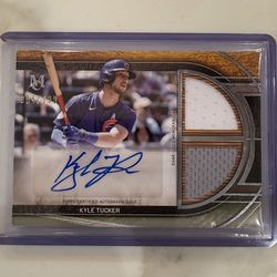 2025 Topps Museum Collection Kyle Tucker Dual Relic Auto /199 Cubs