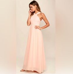 Lulu’s Air Of Romance Halter Maxi Dress