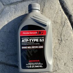 Honda Transmission Fluid. 