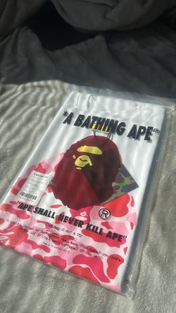 BAPE white camo tee