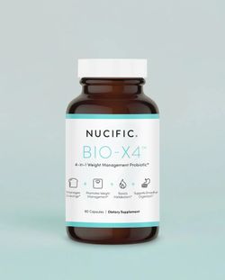 TWO Bottles-BIO-X4 Nucific 4 in 1 Weight Management Probiotic 90 Caps- MFG 01/2023