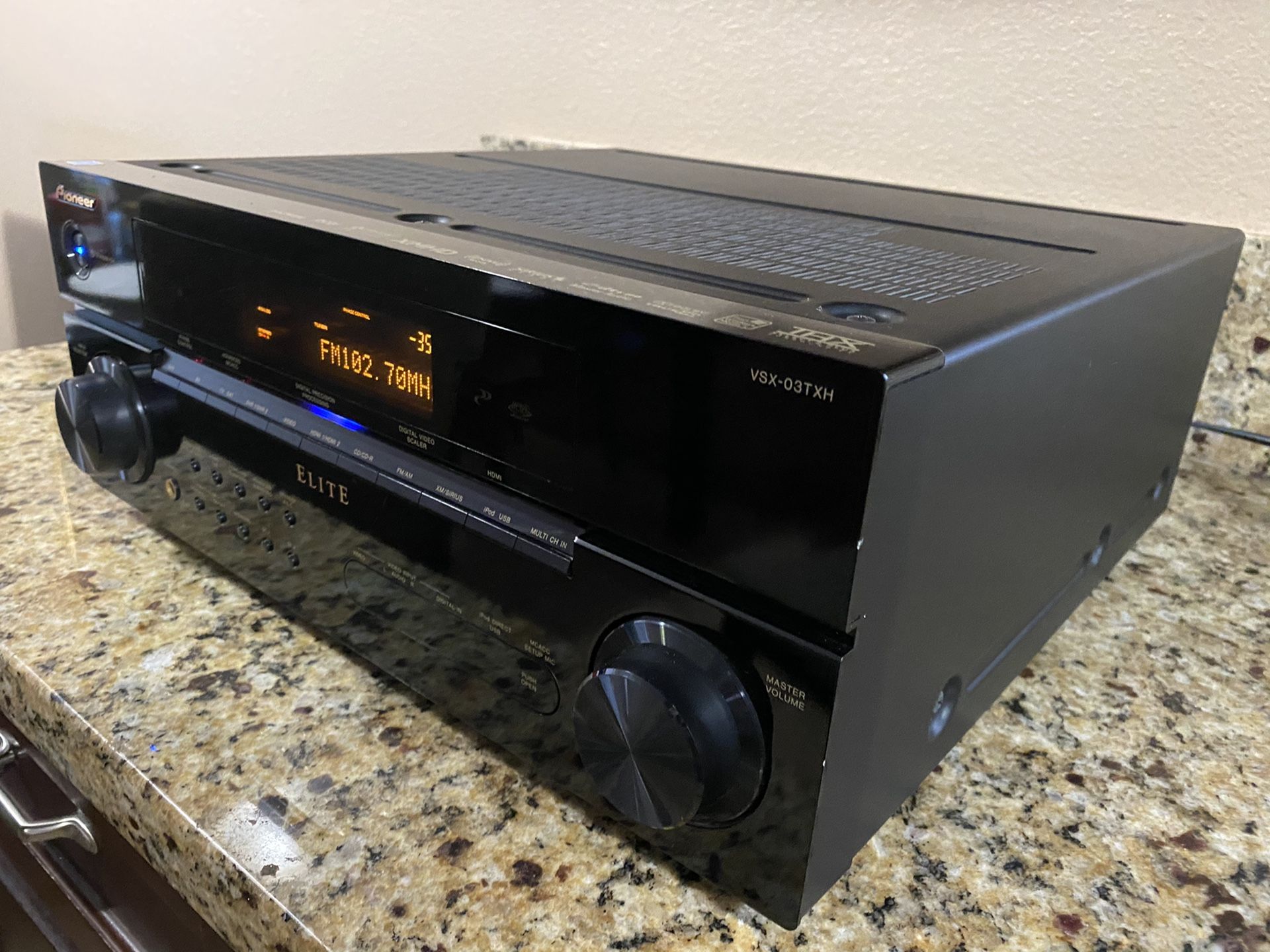 PIONEER ELITE VSX 03TXH 7.1 Channel A/V Receiver High Power Output for