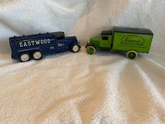 Eastwood Company Die-Cast Truck Bank Set of 2