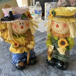 9” Scarecrow Figures 