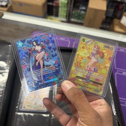 OP-09 SP Nami and SP Boa Hancock One Piece TCG