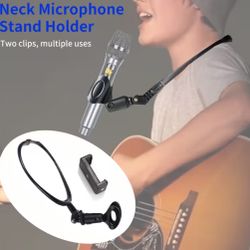Neck Mic Holder For Hand free Performances 