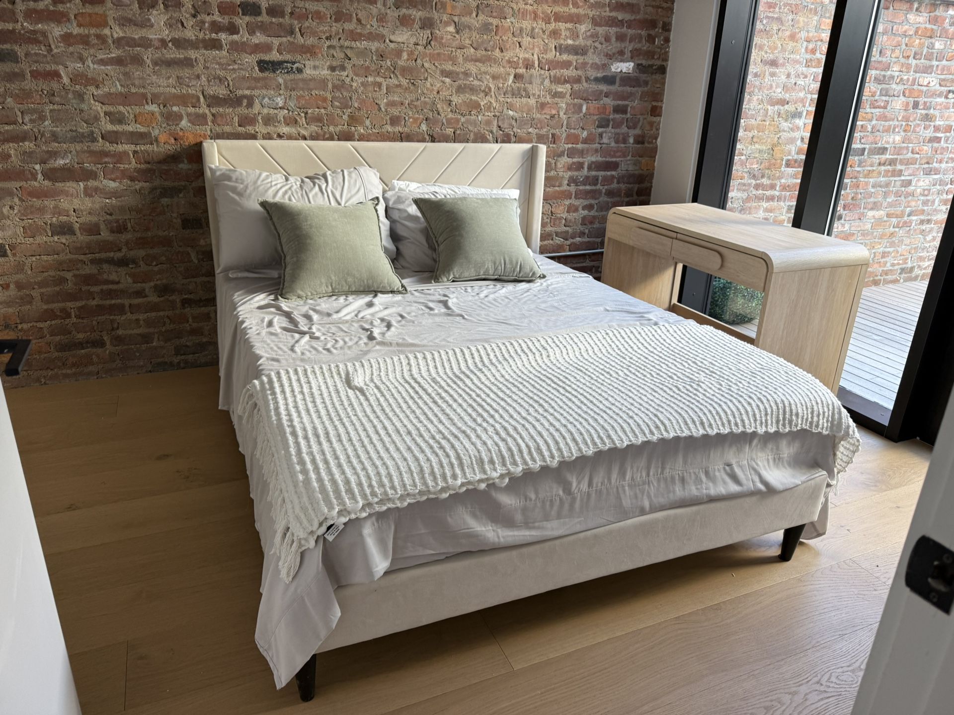 NEW Queen Bed Frame Memory Mattress