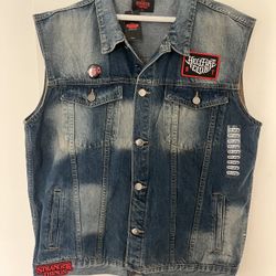 Stranger Things Hellfire Jean Jacket 