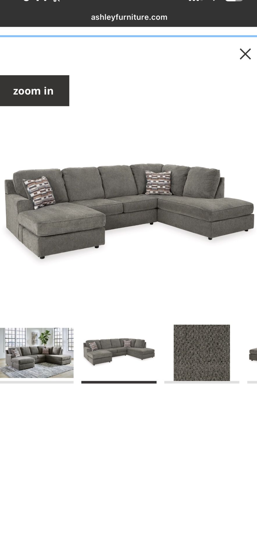 Ashley Furniture Sectional Couch Sofa