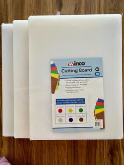 Brand New Winco Professional Cutting Board (15" x 20" x 1") - Heavy Duty NSF Certified