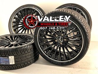 19” Mercedes Benz AMG New arrival Oem —-$695 wheel exchange alone — Stggd 8.5 9.5 5x112mm