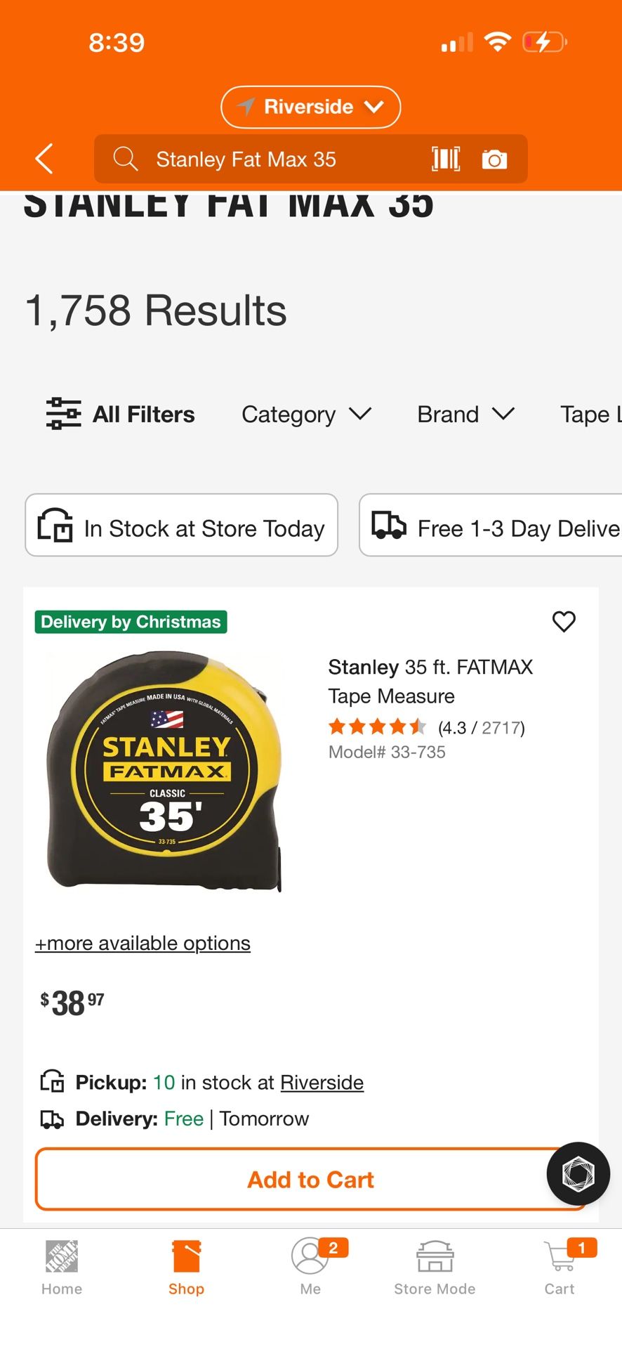 Stanley Measurement Tapes