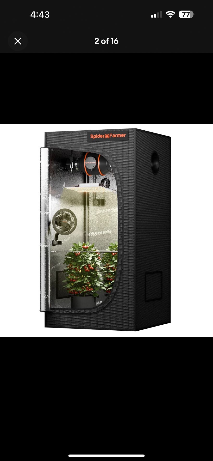 Spider Farmer SF1000 Indoor Grow Tent
