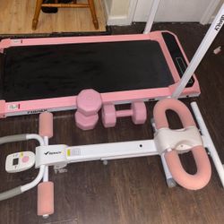 Fuimly Walking Pad & Merach Ab machine 