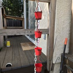 2 Ft Long Lady Bug Rain Chains