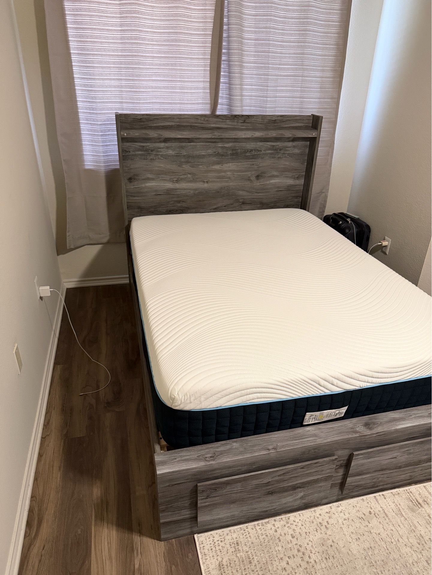 Full sized Mattress and bed frame