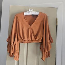 Burnt Orange Crop Top