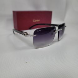 Cartier Moissanite Buffs Sunglasses 