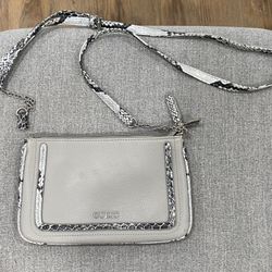 Grey/ Lizard Skin Pattern Purse