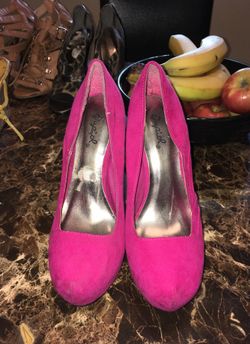 Pink heels