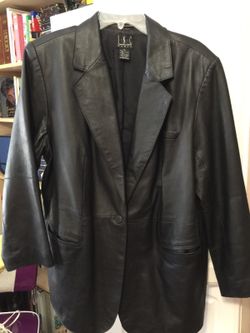 INC Woman's Leather Jacket