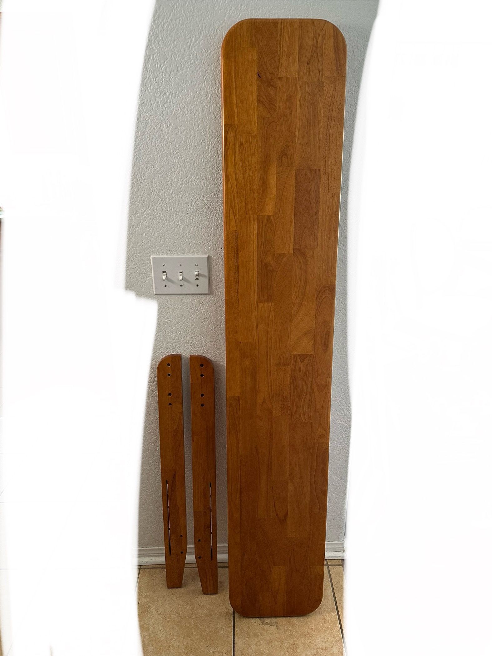 Mid Century Modern Solid Wood Head Board