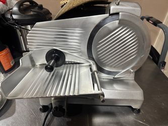 Globe Chefmate Commercial Meat Slicer – Heavy Duty – Works Great
